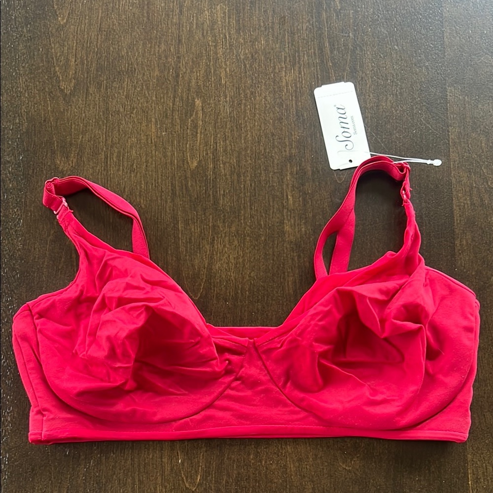 Soma Women's Red Bra
